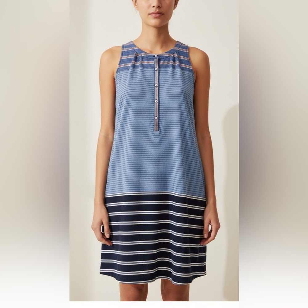 LOFT polyester sleeveless dress
